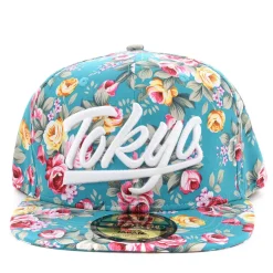 100% Cotton Tokyo Flower Pattern Hat