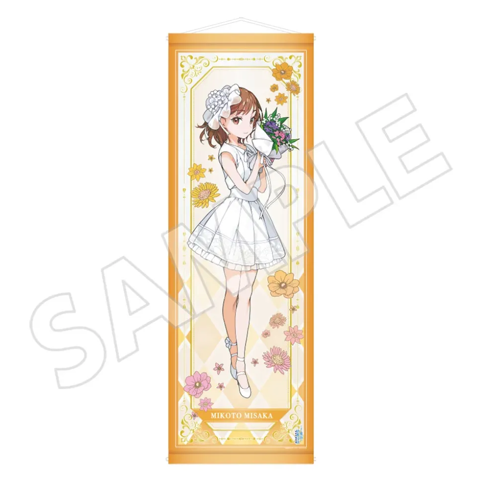 A Certain Magical Index 20th Anniversary Big Tapestry White Dress Ver. Mikoto Misaka