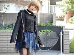 ACDC RAG Asymmetrical Spider Skirt