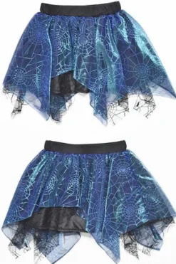 ACDC RAG Asymmetrical Spider Skirt
