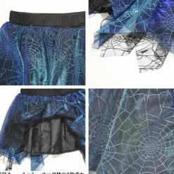 ACDC RAG Asymmetrical Spider Skirt