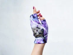 ACDC RAG Galaxy Cat Fingerless Gloves