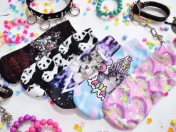 ACDC RAG Galaxy Cat Socks