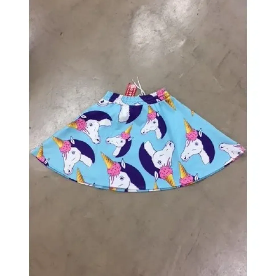 ACDC RAG Ice Cream Unicorn Flared Skirt