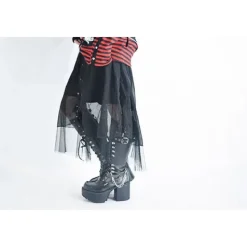 ACDC RAG Lace Layered Long Skirt