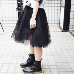 ACDC RAG Long Pannier Skirt