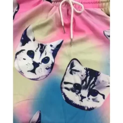 ACDC RAG Marble Cat Flared Skirt