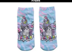ACDC RAG Pastel Cat Socks