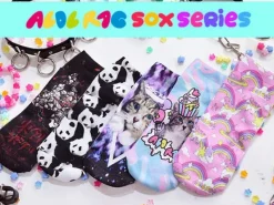 ACDC RAG Pastel Cat Socks