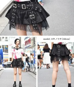 ACDC RAG Pleated Mini Skirt