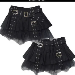 ACDC RAG Pleated Mini Skirt