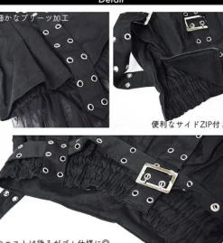 ACDC RAG Pleated Mini Skirt