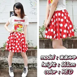 ACDC RAG Polka Dot Flared Skirt