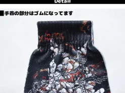 ACDC RAG Punk Samurai Fingerless Gloves