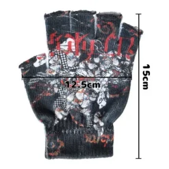 ACDC RAG Punk Samurai Fingerless Gloves