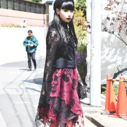 ACDC RAG Skull Long Skirt