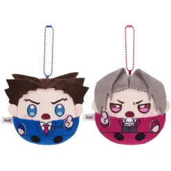 Ace Attorney Squishy Mini Plushie Phoenix Wright/Miles Edgeworth