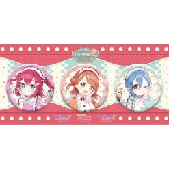 AiScReam Presents TOPPING LIVE Come See Me Before I Melt ♡♡♡ 3 Tin Badges Set