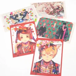 Akiakane Postcard Set: Red