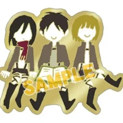 Attack on Titan Yuru Palette Ver. Pin Badge Collection