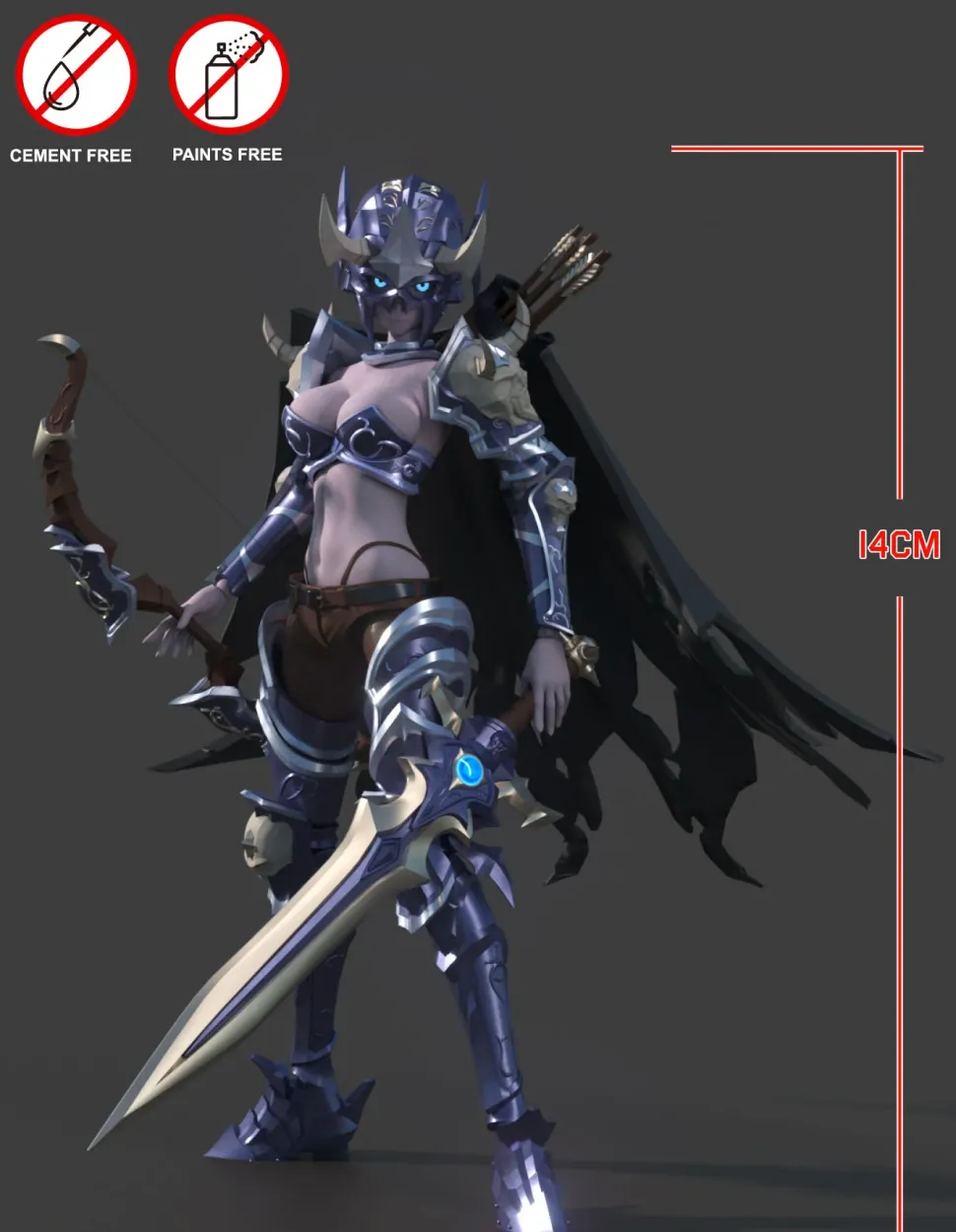 BA-002 Hell Knight Syl 1/12 Scale Plastic Model Kit