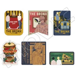 Banana Fish NYC Sticker Set