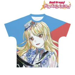 BanG Dream! Girls Band Party! Toko Kirigaya Ani-Art Unisex Full Graphic T-Shirt Vol. 4