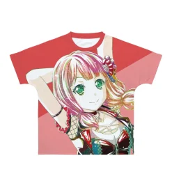 BanG Dream! Girls Band Party! Himari Uehara Ani-Art Unisex Full Graphic T-Shirt Vol. 4