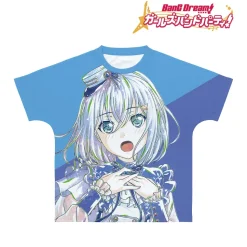 BanG Dream! Girls Band Party! Mashiro Kurata Ani-Art Unisex Full Graphic T-Shirt Vol. 4