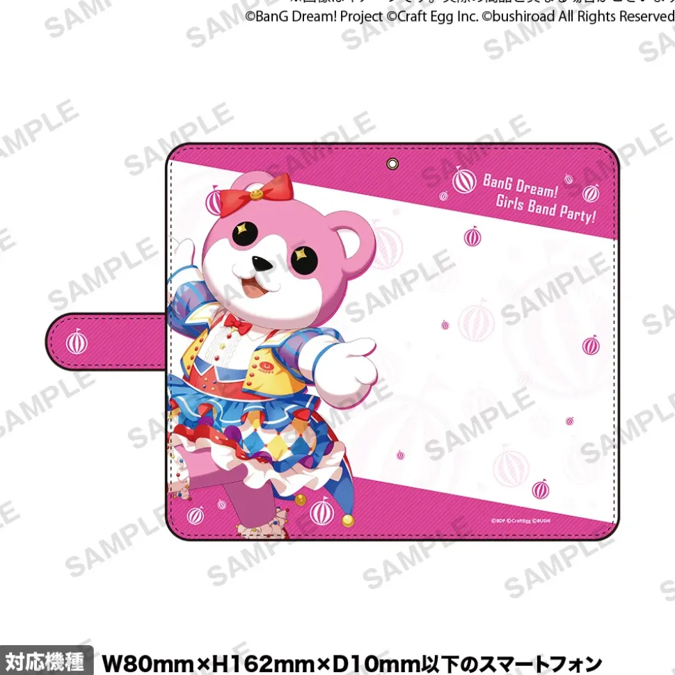 BanG Dream! Girls Band Party! 2022 Ver. Hello Happy World! Notebook-Style Smartphone Case L Vol. 2
