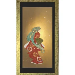 Beauty Looking Back Miku Reproduction Print