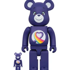 BE＠RBRICK Care Bears Rainbow Heart Bear 100％ & 400％