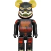 BE@RBRICK Godzilla vs. Destoroyah Meltdown Godzilla: Clear Yellow Ver. 400％