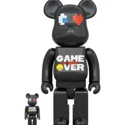 BE@RBRICK Pac-Man x Grafflex x 9090 x S.H.I.P&crew 100% & 400%