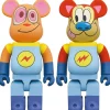 BE＠RBRICK Ren & Stimpy Space Madness 400％ 2-Pack