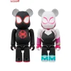 BE@RBRICK Spider-Man: Across the Spider-Verse Spider-Man (Miles Morales) & Spider-Gwen 100% 2-Pack Set