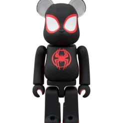 BE@RBRICK Spider-Man: Across the Spider-Verse Spider-Man (Miles Morales) & Spider-Gwen 100% 2-Pack Set
