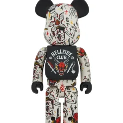BE@RBRICK Stranger Things Hellfire Club 1000%