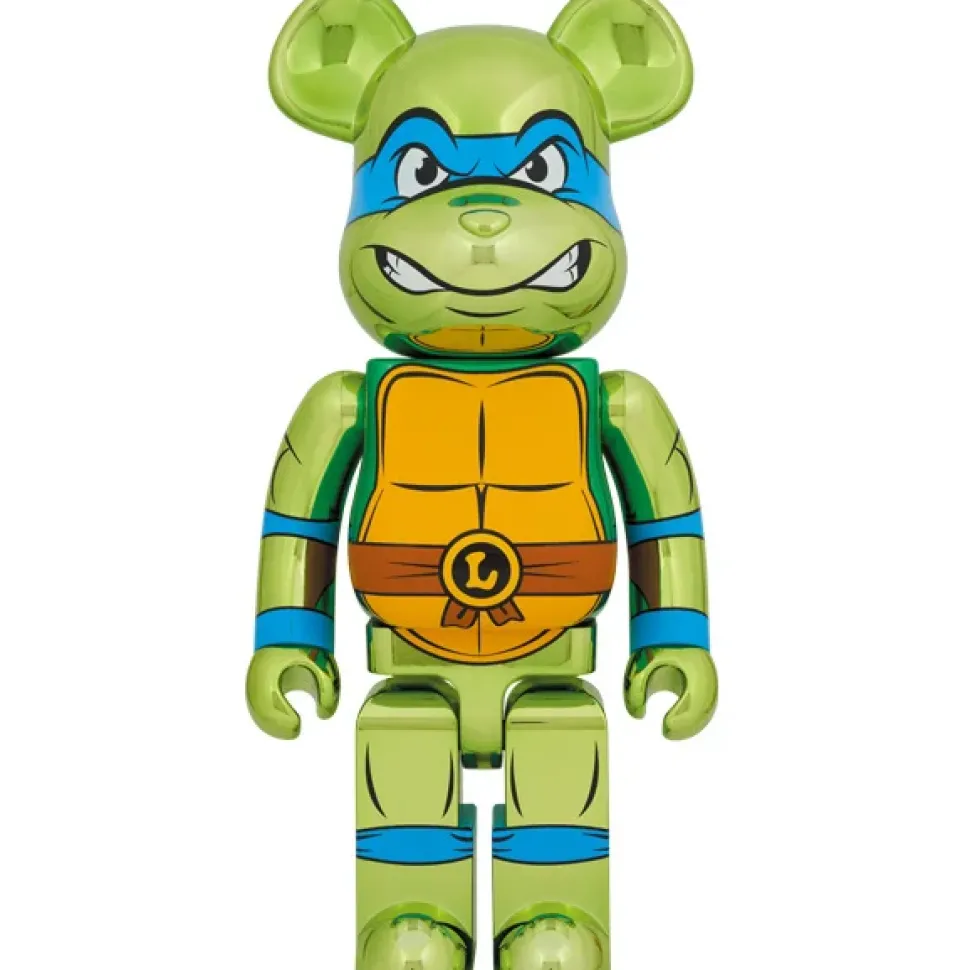 BE@RBRICK Teenage Mutant Ninja Turtles Leonardo: Chrome Ver. 1000%
