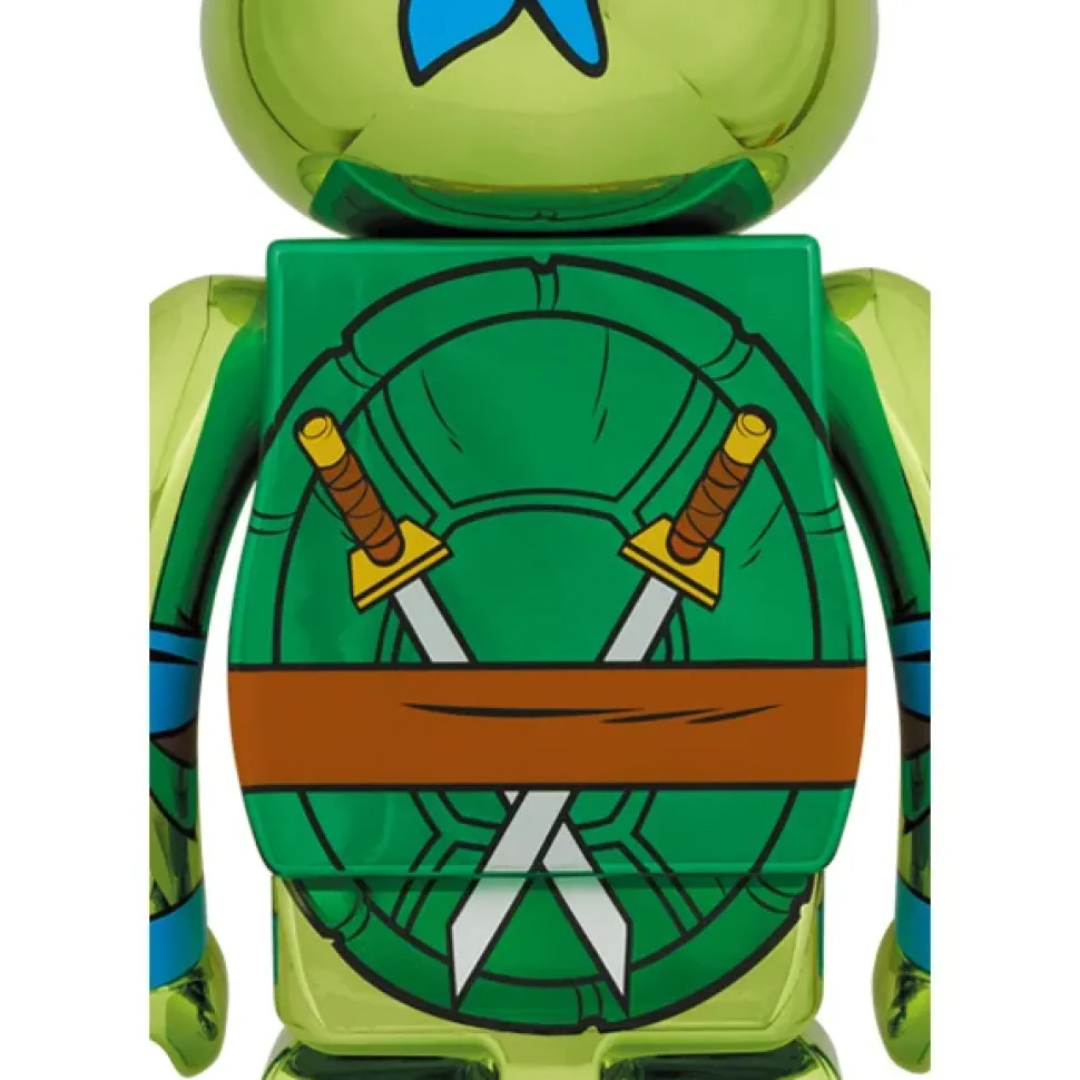 BE@RBRICK Teenage Mutant Ninja Turtles Leonardo: Chrome Ver. 1000%