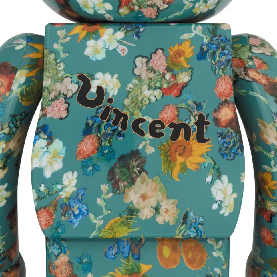 BE@RBRICK x Van Gogh Museum Floral Pattern 50th Anniversary Design Van Gogh Museum 1000%