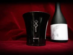 Berserk Mark of Sacrifice Wooden maki-e Cup Black
