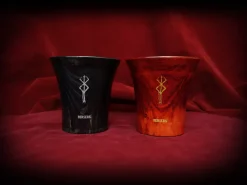 Berserk Mark of Sacrifice Wooden maki-e Cup Black