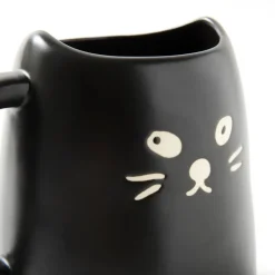 Black Cat & White Cat Pair Mugs