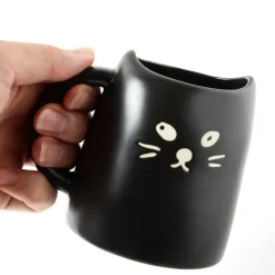 Black Cat & White Cat Pair Mugs