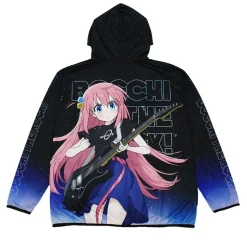 Bocchi the Rock! Hitori Gotoh Full Graphic Dry Hoodie Playing the Guitar Ver.