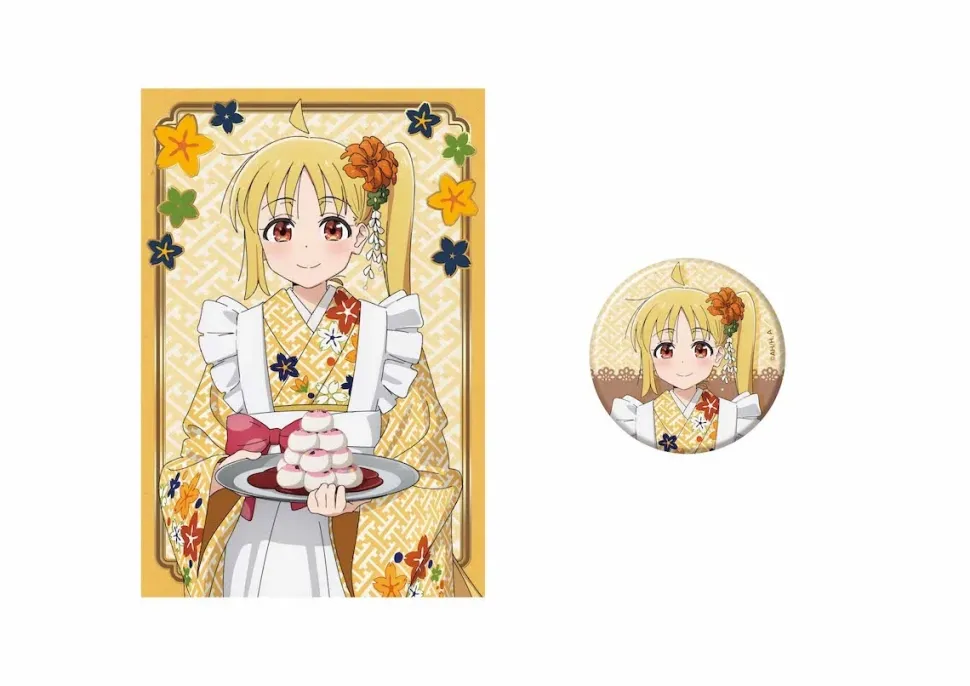 Bocchi the Rock! Tin Badge & Postcard Set