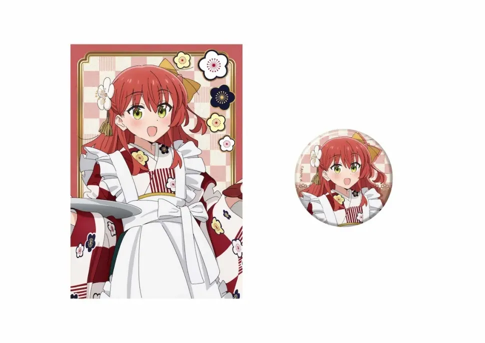 Bocchi the Rock! Tin Badge & Postcard Set