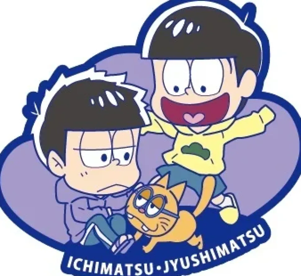 Buddy Colle Osomatsu-san We Are Brothers Trading Rubber Straps