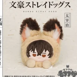 Bungo Stray Dogs Mofufusa Series Mofumaro Holder Plushie Osamu Dazai
